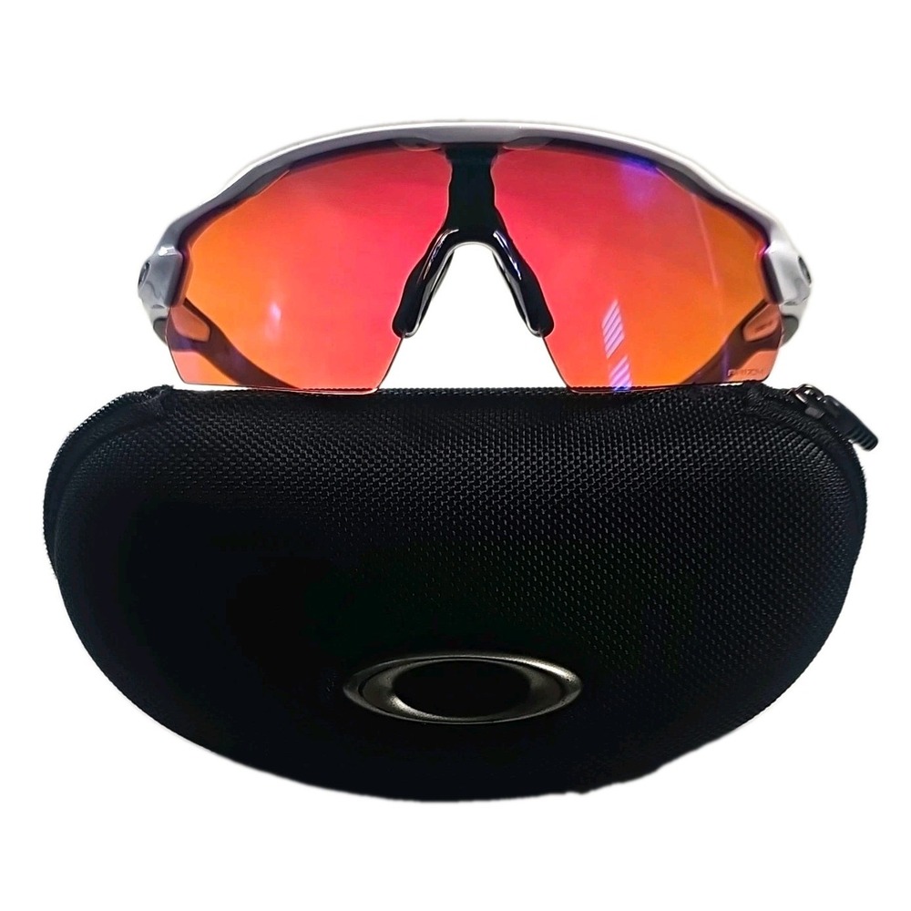 Oakley Radar EV Path Sunglasses Polished White Frame + Hardshell Case - OO9211